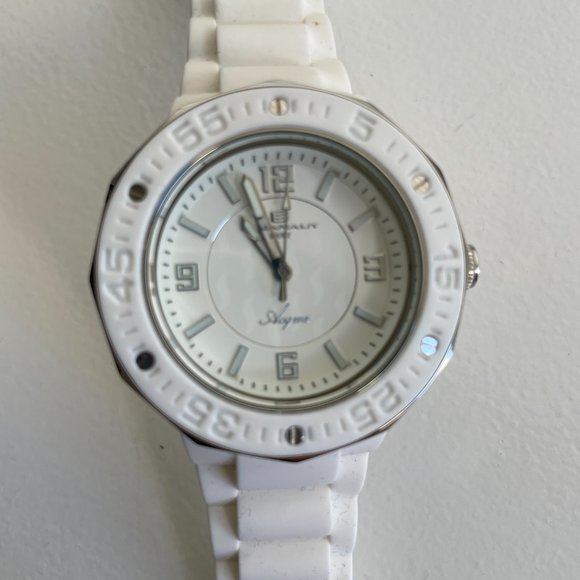 JUST REDUCED!! BRAND NEW WOMEN'S Oceanaut White 44 mm watch - Picture 2 of 6